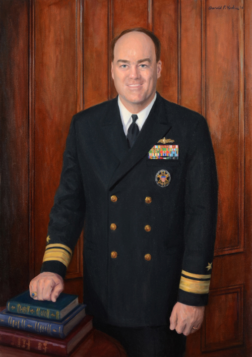 Oil Portrait of Rear Admiral John N. Christenson
					by Gerald P. York