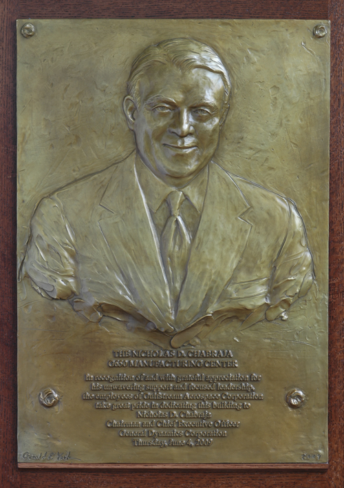 Bronze Relief Portrait Sculpture of Nicholas Chabraja
					by Gerald P. York